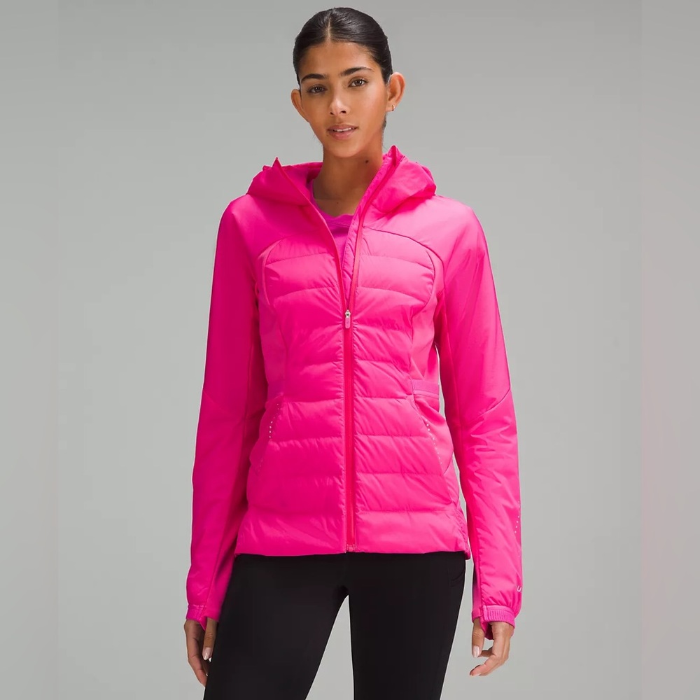 NWT Lululemon Down for It All Jacket In Sonic Pink